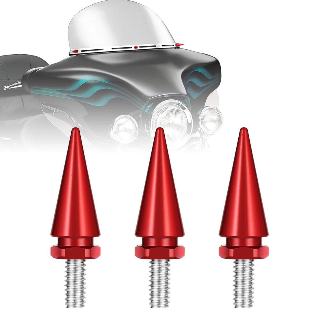 Red Motorcycle Fairing Bolts Compatible for Harley Touring Street Glide Electra Glide Ultra Limited 1996-2013