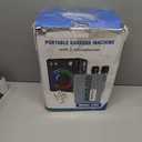 Karaoke Machine, Portable Bluetooth Karaoke Speaker with 2 Wireless Microphones, PA System for Adults Kids with LED Lights & Echo Adjustment, Supports TWS/TF/USB/AUX for Home Party (T03-2 MICS)