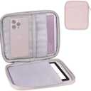 Padded Sleeve Pouch for 6-7 Inch eBook/E-Reader/Kindle Paperwhite/Kindle Oasis (Pink-PU)
