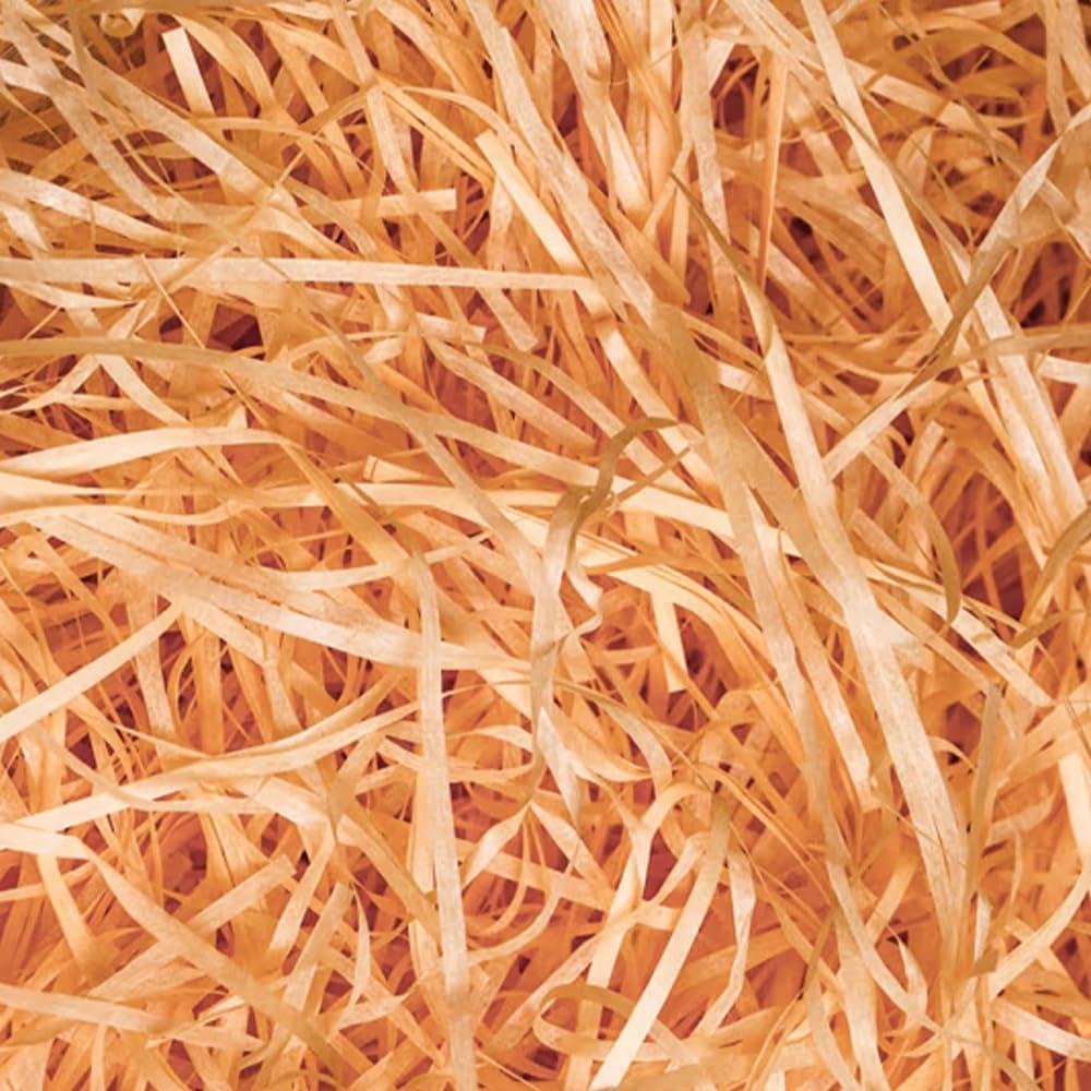Amsthow Shred Paper Filler Gift Wrap Basket Grass 1/2 LB Kraft Cut Packing Filling Raffia Paper for Basket Box Party Decoration Wedding (Kraft)