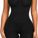 Slims Black Shapewear Bodysuits for Women Tummy Control, L/XL