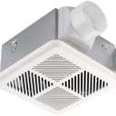 Tech Drive Very Quiet Bathroom Exhaust Fan - 50 CFM, 1.2 Sone, No Attic Access Needed, Energy Star Certified, Easy to Install,3-Inch Duct, Ceiling or Wall Mounted for Bathrooms Up to 55 Sq. Ft, White