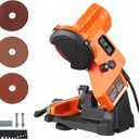 VEVOR Electric Chainsaw Sharpener, 140W Electric Saw Chain Blade Sharpener 5700RPM, Professional Bench Chain Saw Sharpening Tool with 3 Grinding Wheels Fit 0.25" to 0.404" Pitch Chains