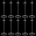 Dxhycc 10 Pcs Acrylic Doll Stands Display Holder for 11" to 13" Dolls Mini Display Holder