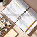 Timart 2026 Planner, January 2026 - December 2026, Weekly and Monthly Planner, Hardcover 2026 Calendar Planner Book with Tabs for Women, Perfect for Office School Home, A4 (8.5" x11")-Orange Floral