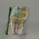 Coutgo Womens Bow Tie Slingback Pumps Pointed Toe Kitten Low Heel Patchwork Dress Heeled Sandals (9, Cool White)