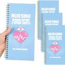 4 Pcs Nurse Report Sheet Notebook Essentials Book, Nurse Accessories for Work Appreciation Gift Notebook, Rn Student Gift Sbar Report