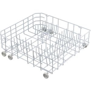 Allstare WD28X31819 WD28X10284 Dishwasher Lower Rack Replacement Parts for GE Dishwasher Parts Lower Dishrack Assembly with Wheels ADW1100N10WW GSD2100V55BB GE Dishwasher Bottom Rack, 22.2" x 20.6" x 7.2 GE WD28X31819