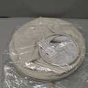 Bell Lamp Shades Set of 2, 6"Top x 13"Bottom x 10"High, Beige Shade Replacement for Table Lamps, Floor Lamps, Fabric Natural Linen Hand Crafted(Spider Fitter), Harp Holders Included, Assembly Required