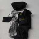 Lumiparty Police Costume for Kids, Police Officer for Boys with Costume-Shirt, Pants, Hat,Belt, Role Play Kit for Boys Girl (Small, Black)