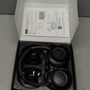 Wireless Headphones for TV Watching, TV Headphones Wireless for Seniors with Transmitter Charging Base, Support Optical,AUX,RCA and USB, High Volume No Audio Delay, Plug and Play, Black