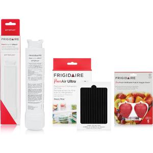 Frigidaire PureSource Ultra (EPTWFU01) & PureAir Ultra (PAULTRA) & PureFresh (FRPFUFV2) Water & Air Filter Combo Kit