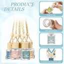 Vesici 24 Sets Nurse Practitioner Gifts for Woman Bulk 8ml Empty Car Diffuser Bottles with Thank You Cards Appreciation Gift for Rn Nicu Nurses Nursing Medical Assistant