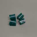 100 Pcs Expanding Plastic Concrete Anchors Screw Anchors Drywall Wall Expansion Pipe for Hollow Walls Tile Cement Bolt Expansion Tube (Green, 1/4" X 1-1/4" for #10,#11, or #12 Screws)