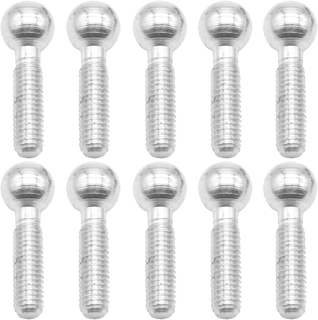 10Pack Metal M5 Ball Head Screw 02152 Compatible with Redcat Volcano S30 HSP 94122 94188 1/10 RC Car Truck