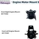 3Pcs Engine Motor Mount Set - Compatible with Trucks & SUVs 2015-2020 (Escalade, Silverado 1500, Yukon XL/Yukon), Replaces 3275 3276 3249