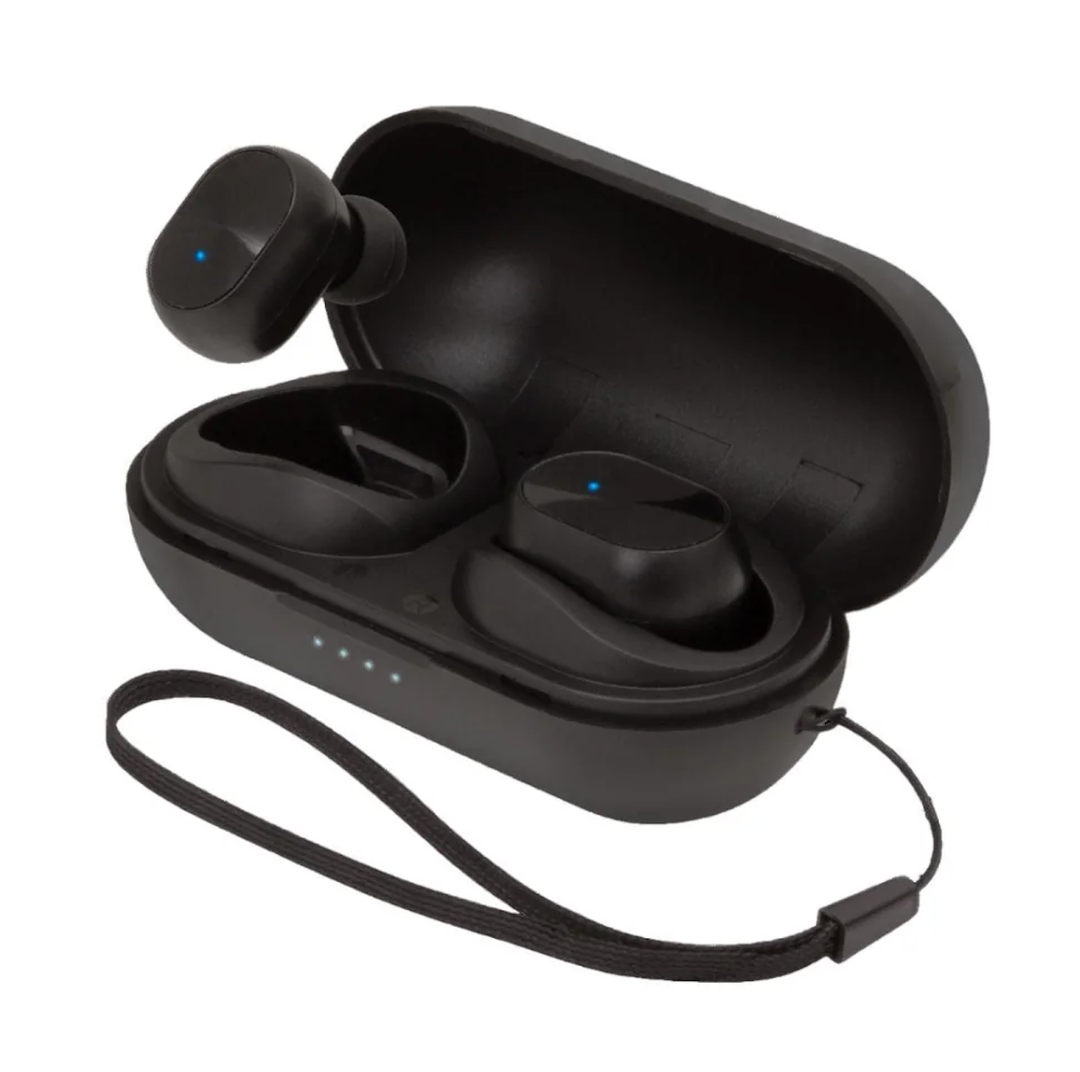 Helix True Wireless Earbuds With Lanyard - Black