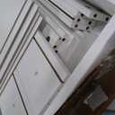 White 5 Drawer Dresser for Bedroom, 15" D x 23.7" W x 40.4" H in Simply Modern Chest of Drawers, Wood Storage Dresser with Deep Drawers for Living Room Hallway Entryway, White