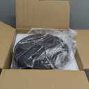 3 Light Pendant Lighting for Kitchen Island, Black Hanging Light Fixture for Ceiling, Farmhouse Dining Room Lights for Bedroom, Hallway, Modern Glass Chandelier, E26 Base, Bulbs Not Included