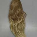 Ponytail Extension, Short Claw Clip in Ponytail Curly Pony Tails Hair Extensions Natural Looking Soft Synthetic Hair Ponytail for Women (Light Brown Mix Natural Blonde) 12 Inch