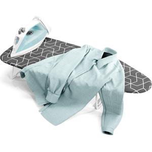 Small Ironing Board Tabletop, All-Metal Mesh Panel, for Dorm Apartment, 30"L x 12"W x 4"H