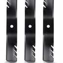 M143520 Blade Fits JD 19IN B1PD1054 M143520 3-Blade Set for 54inch Lawn Tractor Replaces Z445 Z425 Z435 LX280 X340 X380, 3 Pack