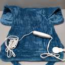 RENPHO Electric Heating Pad for Back, Mothers Day Gifts & Birthday Gifts for Mom Dad Women Men, FSA Eligible & HSA Store, Neck and Shoulder Heat Pad, Fast Heating, 24"x33", ETL Certified, Blue