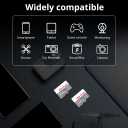 2 Pack Memory Card 64GB with Adapter, High Speed TF Card, UHS-I C10 A1 Memory TF Card for Tablet/Mobile Phone/Camera/Car Audio/Game Console (TF183 White Gray 64GB)