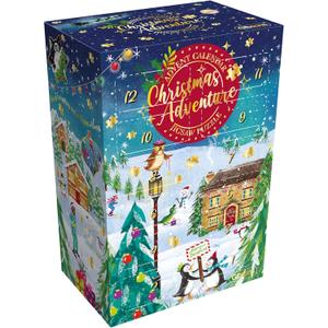 Christmas Advent Calendar Jigsaw Puzzle - Christmas Adventure | Sustainable Puzzle for Adults | Great Gift for Adults | Gibsons Games