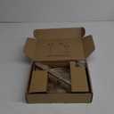 Ivilon Countertop Paper Towel Holder - Modern Bell End Minimalist Design - Color Warm Gold