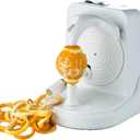 Pelamatic Electric Fruit Peeler | Automatic Orange, Apple, Potato Peeler | Durable Stainless Steel | Versatile & Easy-to-Use | White | 9.5x7x10.5 inches | Plastic & Stainless Steel | Kitchen Appliance