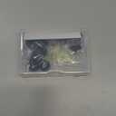 LivTee Rustproof License Plate Screws for Securing License Plates Frames and Covers on Cars and Trucks, 4 Sets Premium Stainless Steel Self Tapping Mounting Bolts (Black Zinc Plated)