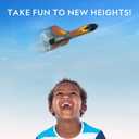 National Geographic Rocket Launcher - Motorized Air Rocket Toy with Patented Design, Launch up to 200 Feet, Outdoor Toys & Model Rockets, Gifts for Kids Ages 8-12, Space Toys