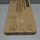 Expandable Cabinet Shelf Organizer Rack, Stackable Kitchen Counter Storage Shelves Stand, Adjustable Height Pantry Shelf Spice Rack (Black, 1 Pack) (8.7''D*15.7-25.6''W*9.8''H)