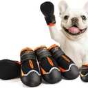 Dog Shoes for Small Dogs, Anti-Slip Dog Boots for Winter Snow, Hot Pavement, Dog Booties & Paw Protectors for Hardwood Floors Size 0