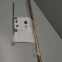 36-inch Ceiling Fan Downrod with Extension Cord, 3-foot Gold Ceiling Fan Extension Rod, 1-inch OD, Ceiling Downrod for Various Fans (Gold, Unthreaded)