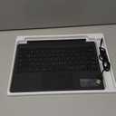 Surface Pro Keyboard for Microsoft Surface Pro 7/6/5/4/3 7 Plus 12.3 inch, 7 Color Backlit Wireless Type Cover, Bluetooth Ultra-Slim Portable Ergonomic Keyboard with Trackpad, Rechargeable Battery (Black)