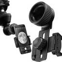 Phone Mount for Telescope & Optics  Adjustable Adapter for Outdoor Viewing  Fits Most Phones and Eyepieces