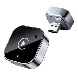 2025 Upgraded Wireless CarPlay Adapter for iPhone＆Android, Mini Wired to Wireless Adapter for CarPlay ＆Android Auto, Plug and Play, Stable Connection & No Latency