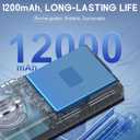12000mAh Rechargeable Li-ion Battery for eufy Security S220 S230 S231 S330 E330 3-in-1 Video Smart Door Lock E31 and Smart Drop, T8520 T8520S T8520J11 T8531 E8531JY1 T8520T11 Security Smart Lock