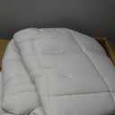 Serta Memory Flex Soft Queen Mattress Topper, 2" Pillow Top Mattress Pad, Cushioning Stain Resistant Mattress Protector with 15" Pocket for Secure Fit, Machine Washable, White