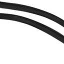 Window Visor Compatible with 2010-2014 Ford Mustang Coupe(Not Fits Convertible), Acrylic Smoke Tinted 2PCS Sun Rain Shade Guard Wind Vent Air Deflector by IKON MOTORSPORTS, 2011 2012 2013