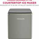 Frigidaire, Countertop Ice Maker, 26 lbs per Day Fast Bullet Ice Making Machine with Touch Display, 9 Pieces in 715 Minutes, Portable Ice Machine for Home Kitchen, Office & RV, Green