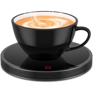 Coffee Cup Warmer, Mug Warmer for Desk, Electric Cup Beverage Warmer Plate with 2 Temperature Settings for Tea, Water, Cocoa, Milk, Auto Power Off