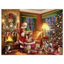 White Mountain Puzzles Delivering Gifts - 500 Piece Jigsaw Puzzle