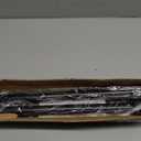 Shower Curtain Rod Adjustable 43-78 inch, 1"Diameter Spring Tension Curtain Rod No Drill, Anti-Rust Non-Slip Shower Rod, Black Shower Curtain Rod for Bathroom Tension