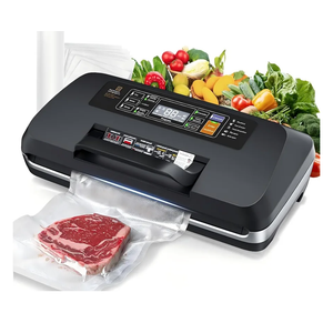 95kpa Vacuum Sealer Machine, Updated 2025 Commercial Fully Automatic Food Sealer, 10-in-1Functions & Powerful Sealing System with Double Heat Seal, Easy-Lock Handle, Built-inCutter and Bag Storage