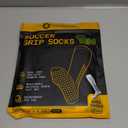 LUX Anti Slip Soccer Knee Socks, Non Slip Football/Basketball/Hockey Sports Grip Socks, One Size