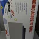 4 PCS Fabric Acoustic Panels,24''x12''x2'' Sound Proof Panels for Walls,Acoustic Wall Panels, Self-adhesive Soundproof Wall Panels for Echo Absorption for Home Studio Office (Black)