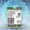 AX201NGW WiFi 6 Card, M.2 Laptop 2.4Gbps 802.11ax. AX201 Wireless Card 11AX WiFi Adapter with Bluetooth 5.2 Mu-Mimo for Windows 10/11 64-bit, Google Chrome OS, Linux(64bit)
